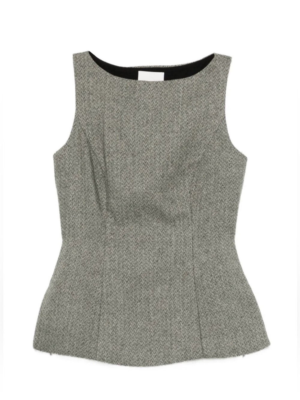 Reformation Nolyn Top Size 12 Wool Blend Sleeveless Tailored